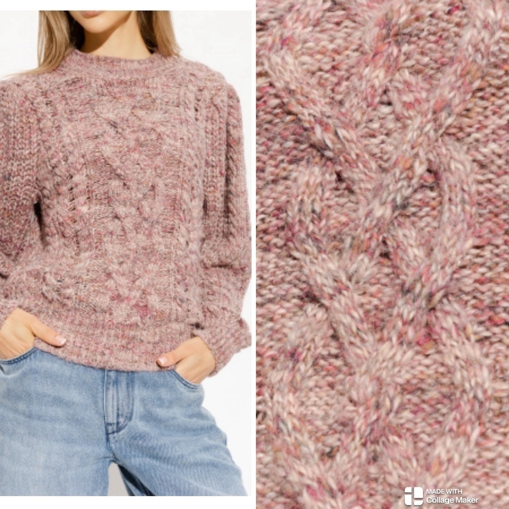 Isabel Marant Etoile Women Raith Cable Knit Sweater Nwt